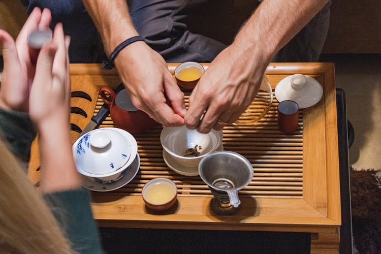 gong fu cha tea ceremony